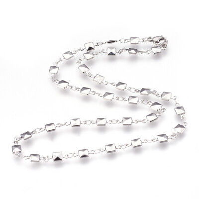 STAINLESS 4.5MM SQUARE CHAIN FJN5F