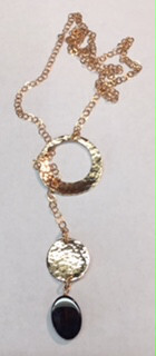 BRONZE HAMMERED LARIAT KAL008