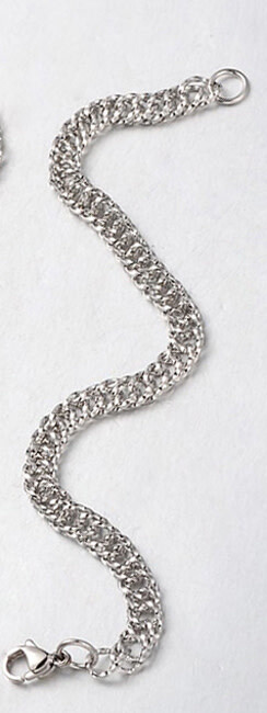 STAINLESS WOVEN LINK BRACELET FJBB1