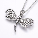 STAINLESS DRAGONFLY NECKLACE FJN5E