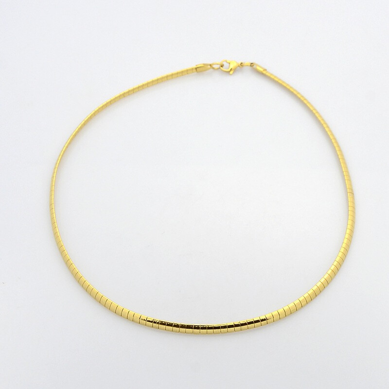GOLD STAINLESS OMEGA CHAIN FJGD4-16