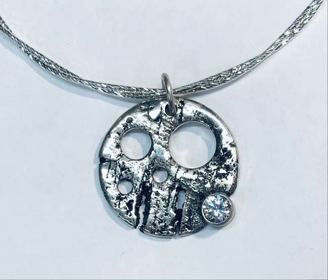 SILVER CORK PENDANT ASP004