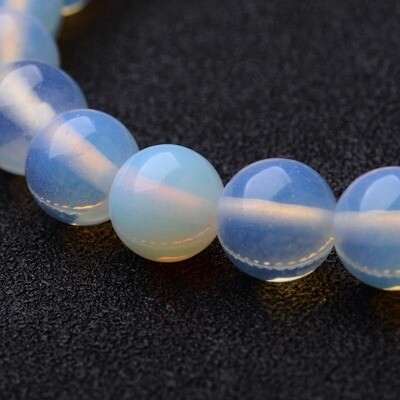 OPALITE  BEADED STRETCH BRACELET FJB65