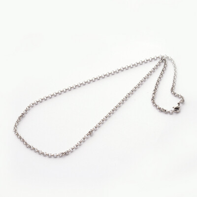 STAINLESS 3.5MM ROLO CHAIN FJNO-20