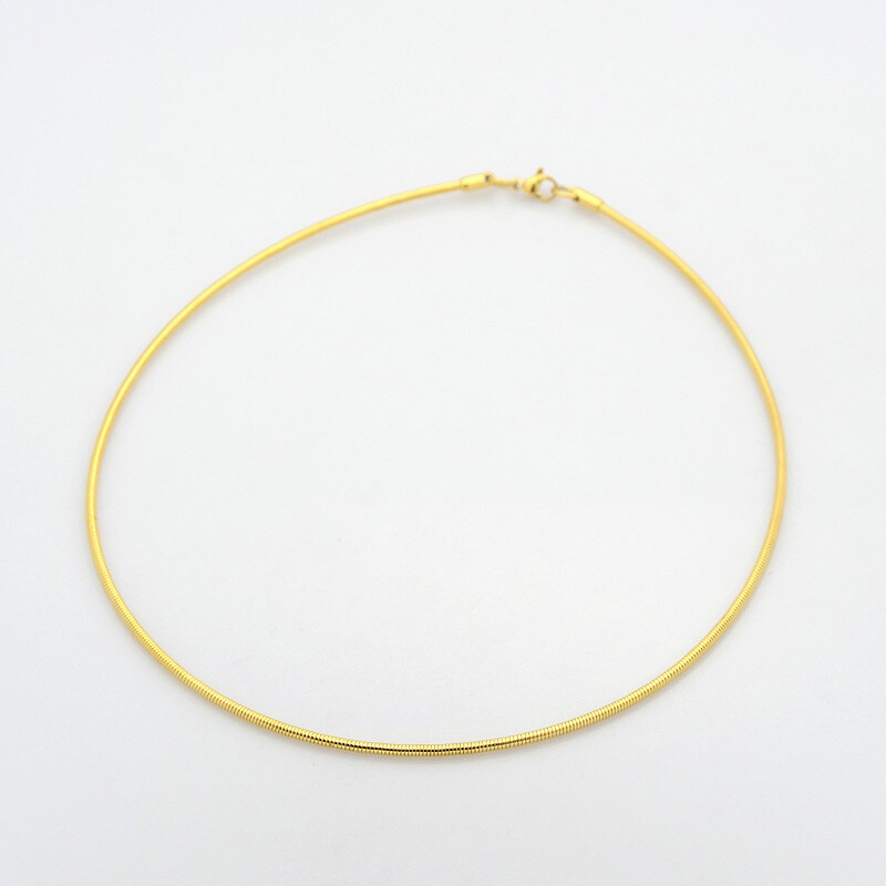 GOLD STAINLESS OMEGA CHAIN FJGD2-16