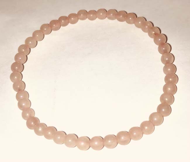 ROSE QUARTZ STRETCH BRACELET FJB68