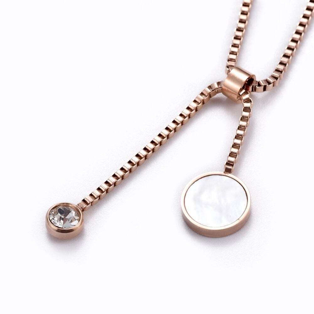ROSE STAINLESS NECKLACE FJNP