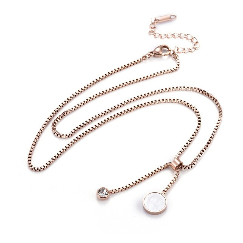 ROSE STAINLESS NECKLACE FJNP