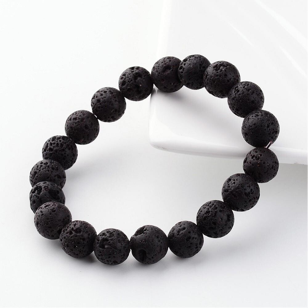 LAVA BEAD STRETCH BRACELET FJB26