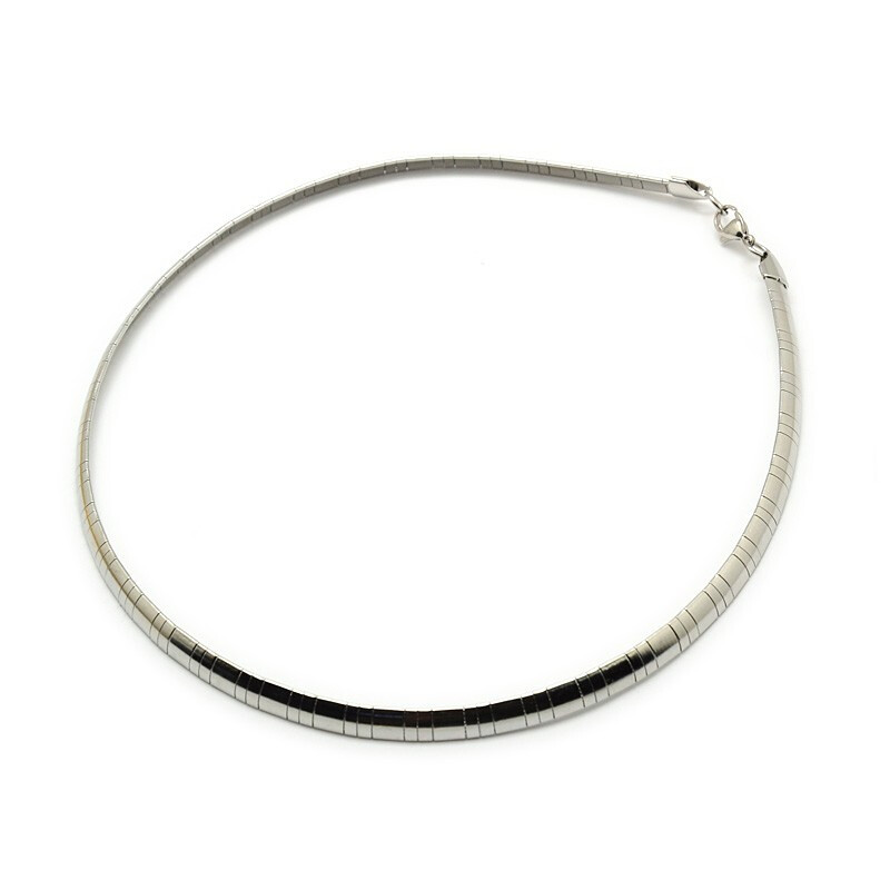 STAINLESS 4MM OMEGA CHAIN FJ4MM-18