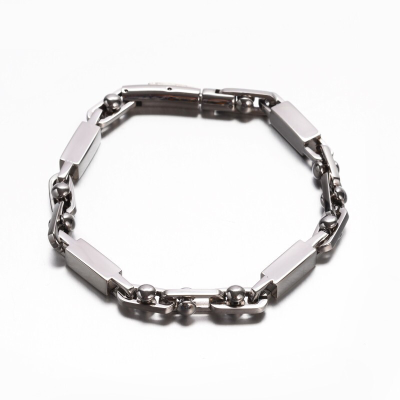 STAINLESS LINK BRACELET FJBGA
