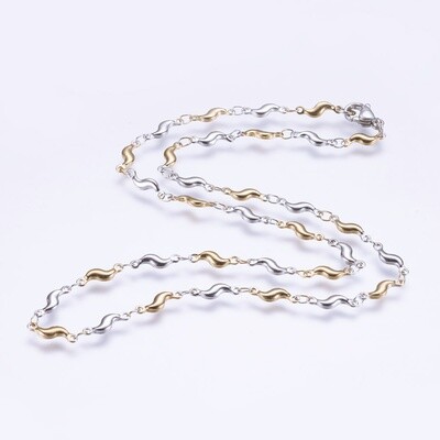 MIXED STAINLESS CHAIN FJN28-18