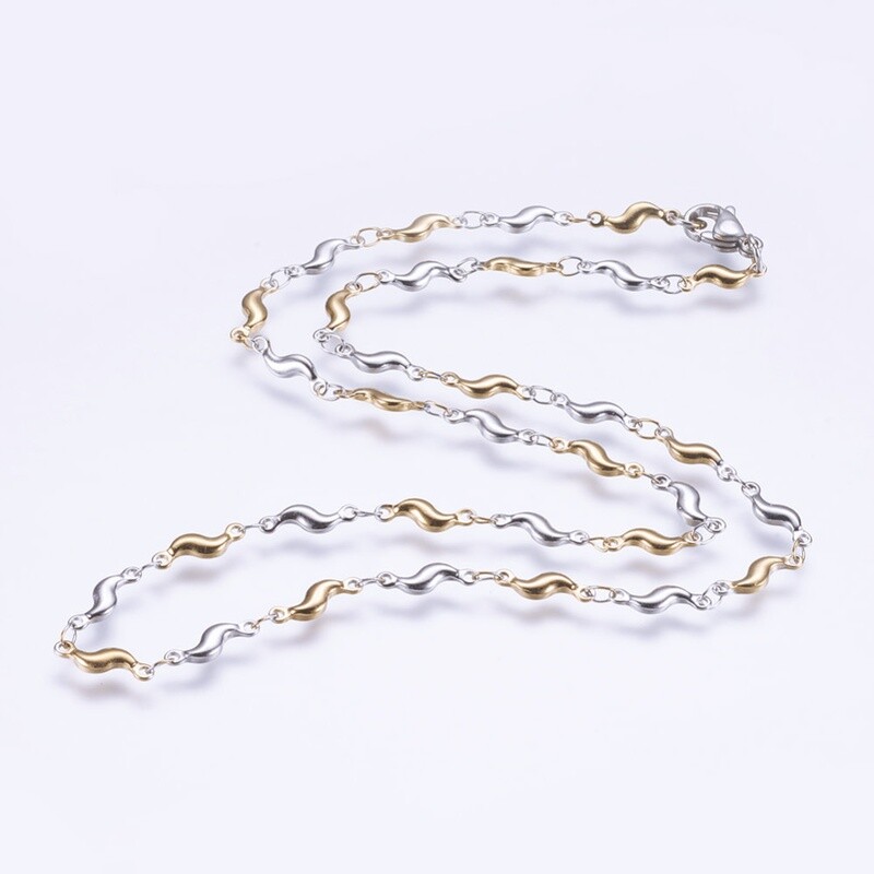 MIXED STAINLESS CHAIN FJN28-18
