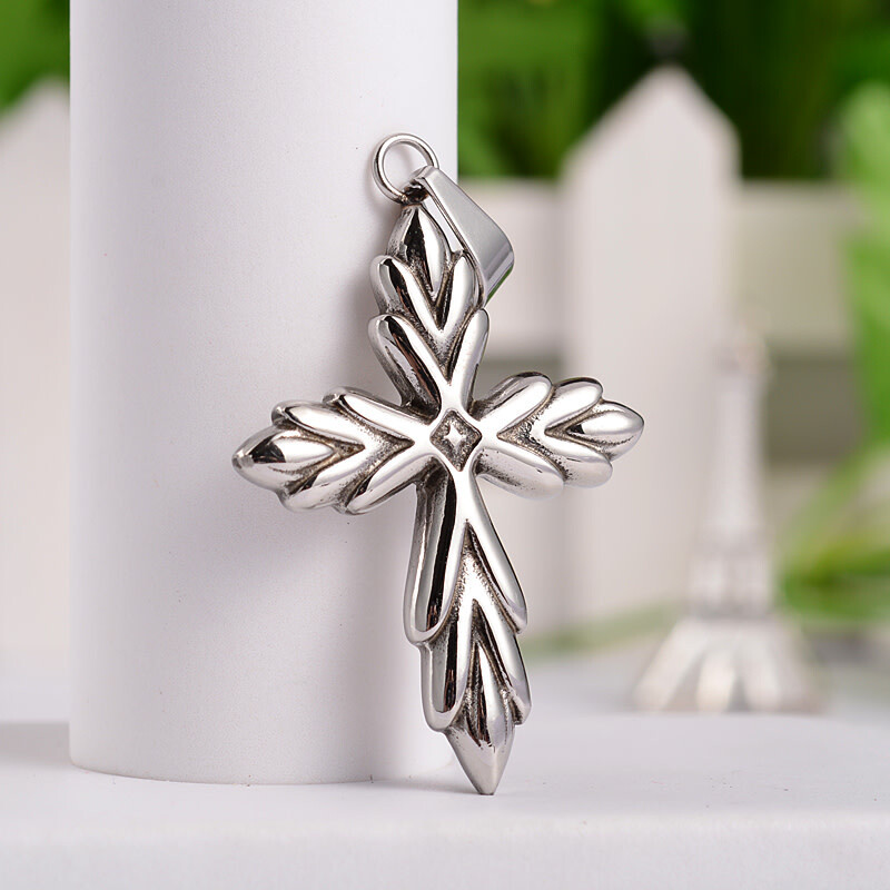 STAINLESS  CROSS PENDANT FJP17