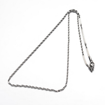 STAINLESS 2MM SINGAPORE CHAIN FJN57-18