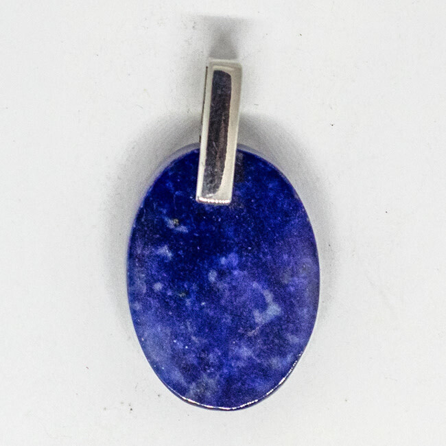 SILVER LAPIS PENDANT
