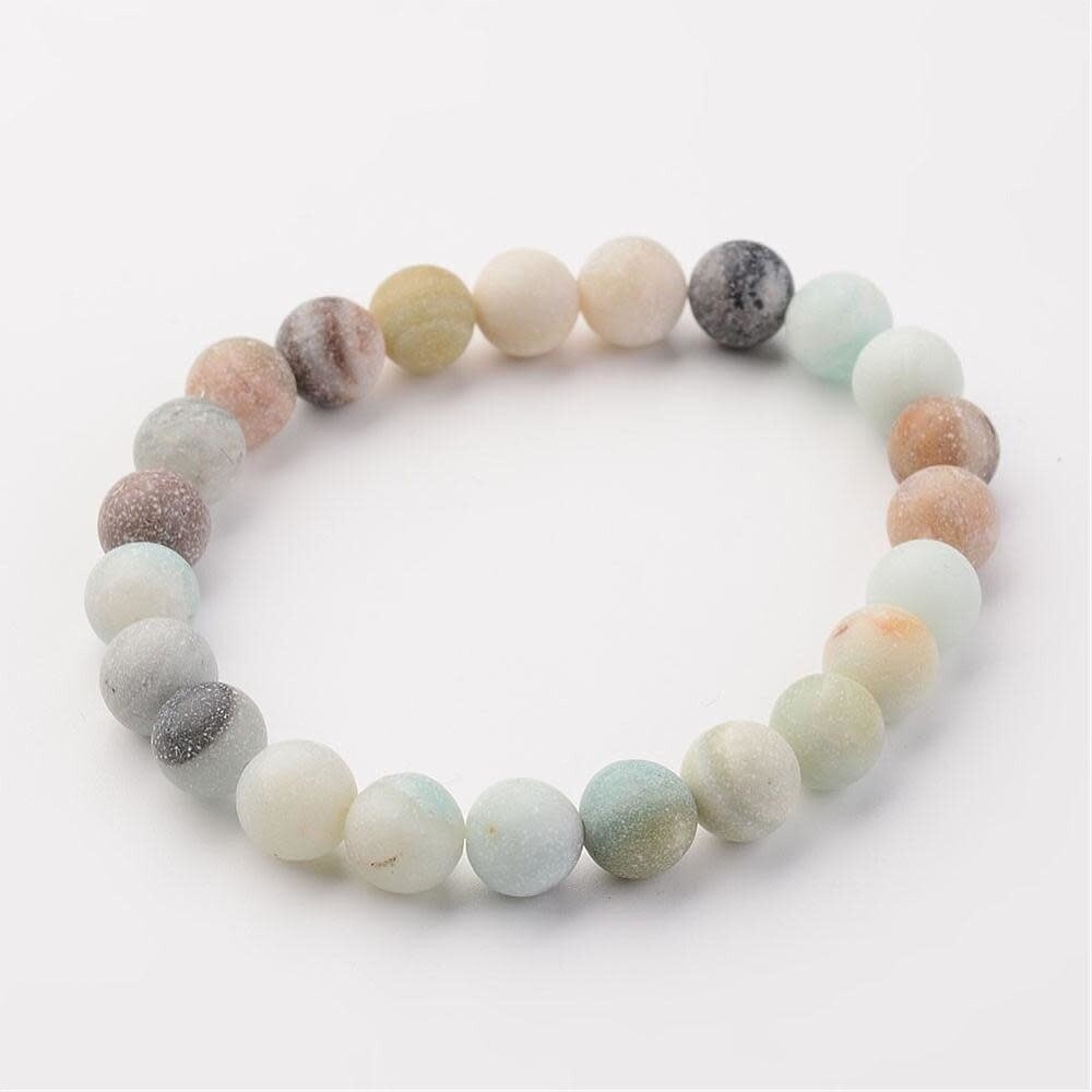 AMAZONITE STRETCH BRACELET FJB5