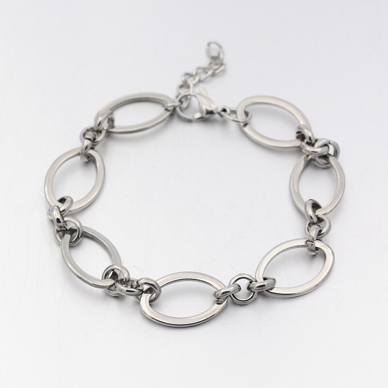 STAINLESS LINK BRACELET FJBZG