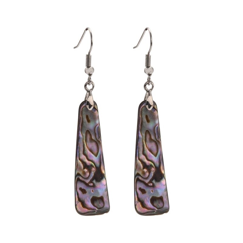 STAINLESS ABALONE EARRINGS FJEE22