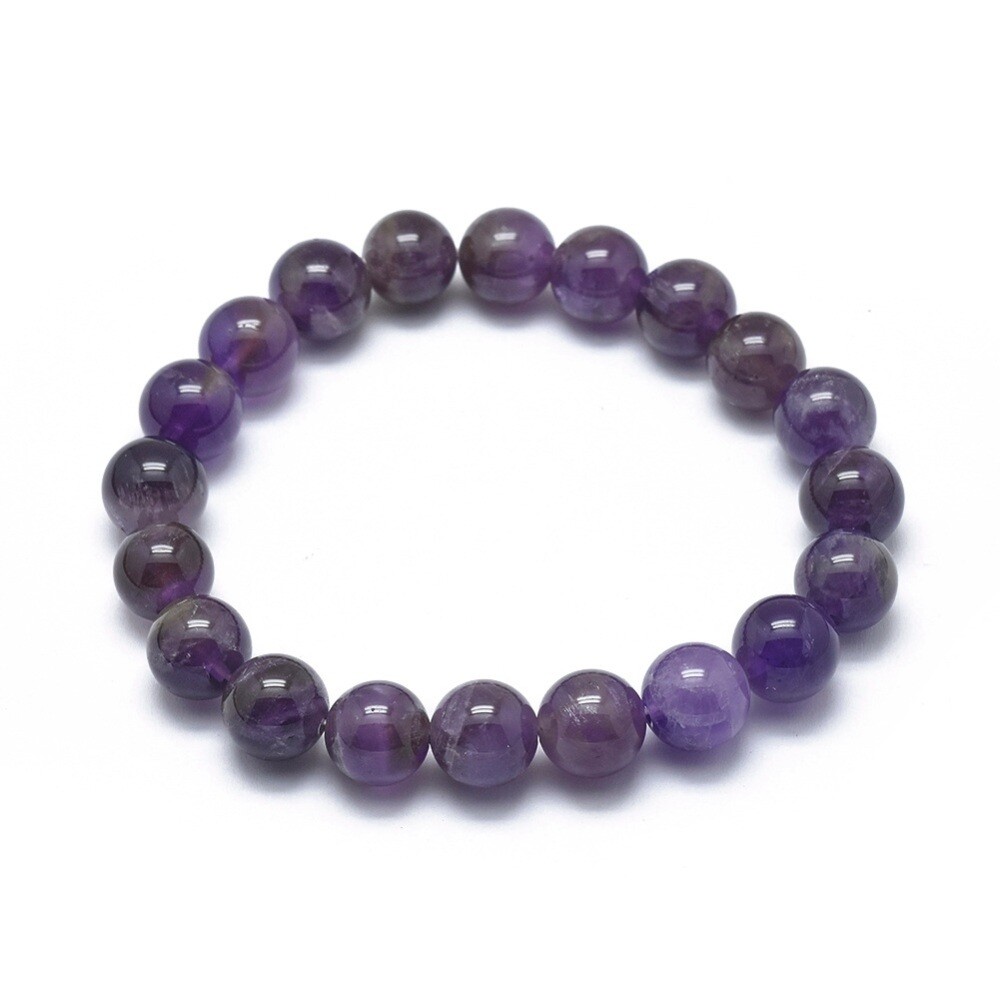AMETHYST STRETCH BRACELET FJBDH