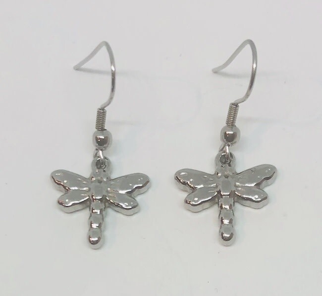 STAINLESS DRAGONFLY EARRINGS FJEN4