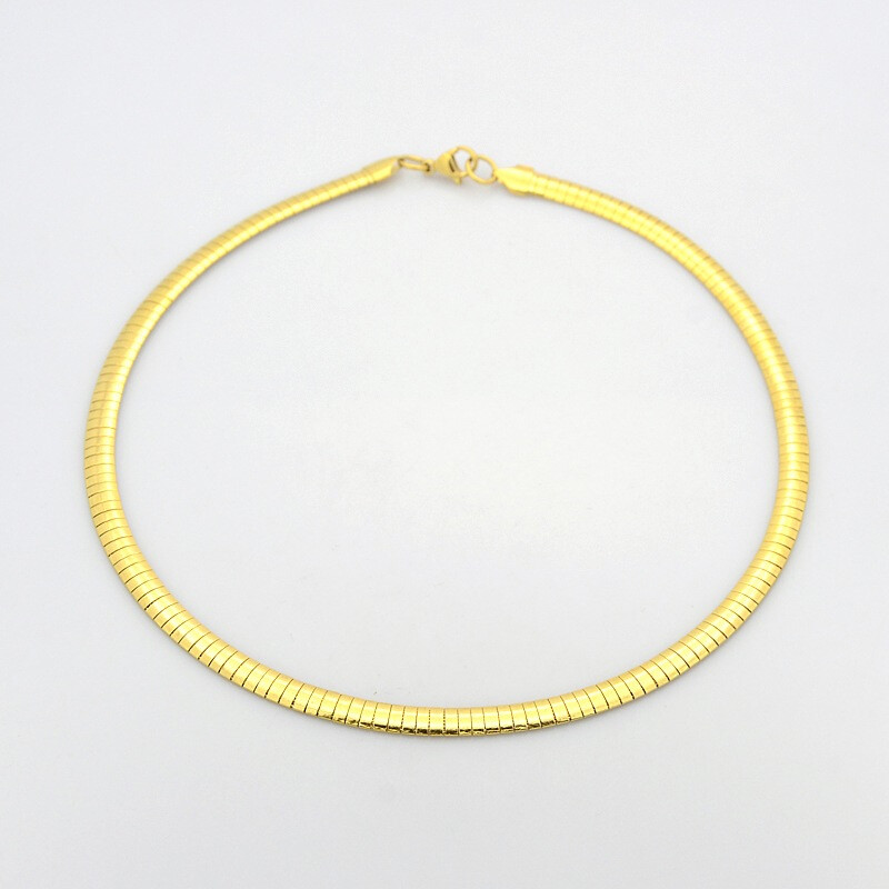 GOLD STAINLESS OMEGA CHAIN FJGD6-16