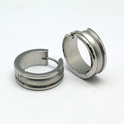 STAINLESS HUGGIE EARRINGS FJE109