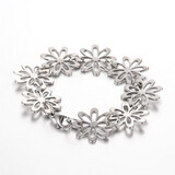 STAINLESS FLOWER BRACELET FJB20