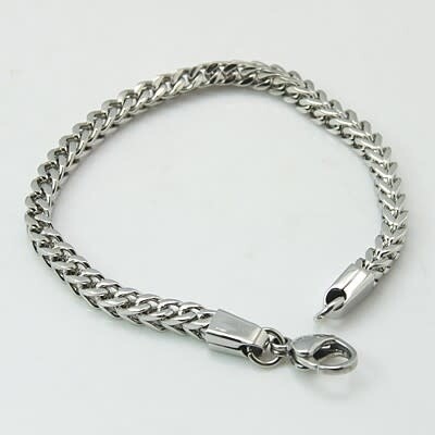 STAINLESS LINKED BRACELET FJBVLK