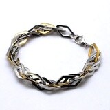 MIXED STAINLESS LINK BRACELET FJBT