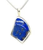 SILVER LAPIS PENDANT