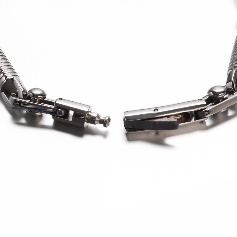 SILVER STAINLESS LINK BRACELET