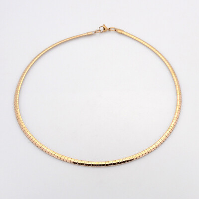 GOLD STAINLESS OMEGA CHAIN FJGD4-18