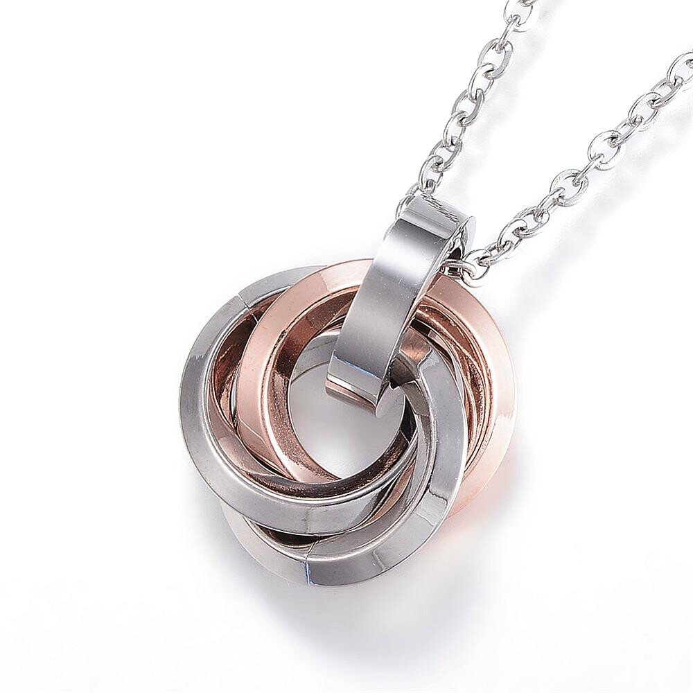 MIXED STAINLESS NECKLACE FJN5B
