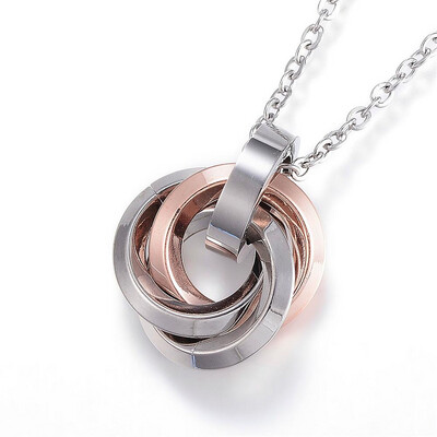 MIXED STAINLESS NECKLACE FJN5B