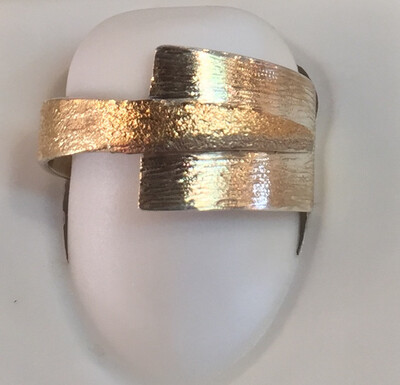 **SILVER/GOLD WRAP RING-9