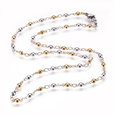 MIXED STAINLESS CHAIN FJN2N-18