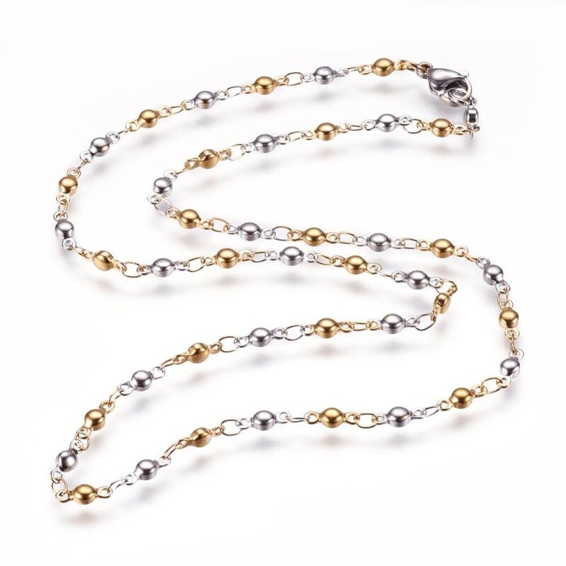 MIXED STAINLESS CHAIN FJN2N-18