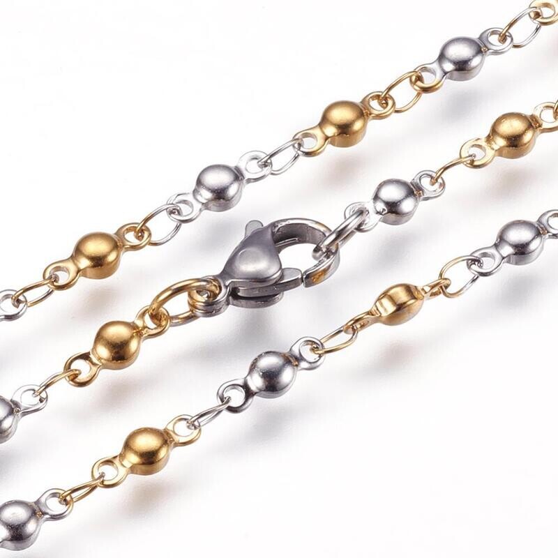 MIXED STAINLESS CHAIN FJN2N-18