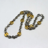 MIXED STAINLESS COFFEE BEAN CHAIN FJN15-21