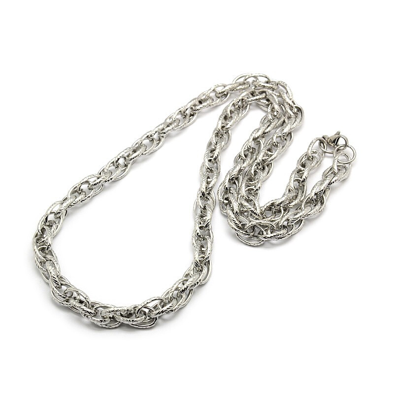 STAINLESS WOVEN ROPE CHAIN  FJNFG-30