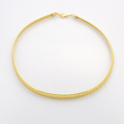 GOLD STAINLESS OMEGA CHAIN FJGD8-16