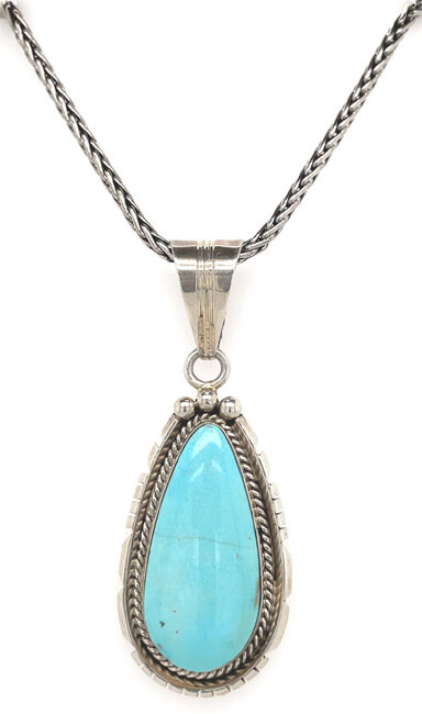 SILVER PENDANT NAVAJO NAP344 - ELOUISE KEE