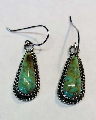 SILVER EARRINGS NAVAJO NAE089 - JASON LIVINGSTON