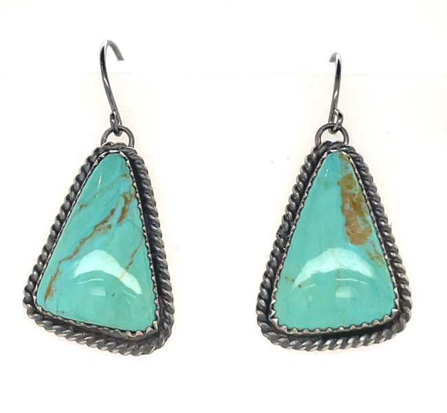 SILVER EARRINGS NAVAJO - VIRGINIA BECENTI