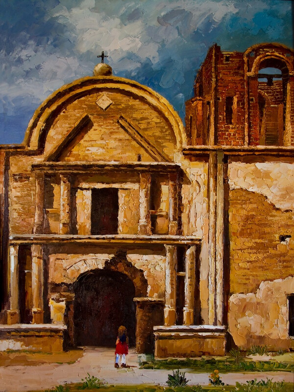 &quot;STANDING IN AH&quot; Giclee on Canvas 40x30