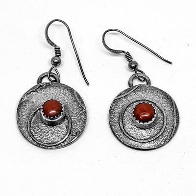SILVER CORAL SET NAVAJO - MELVIN THOMPSON