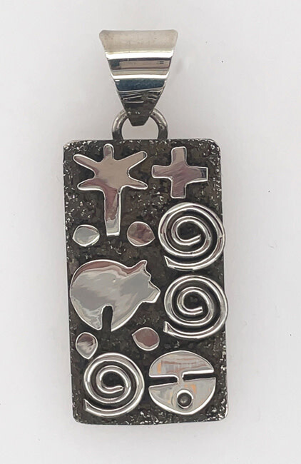SS PENDANT W/TRI &amp; CRL OF LIFE-ALEX SANCHEZ