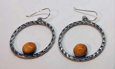 SILVER EARRINGS NAVAJO-HAROLD JOE