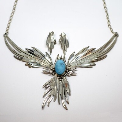 SILVER SET NAVAJO  - CHARLES JOHNSON